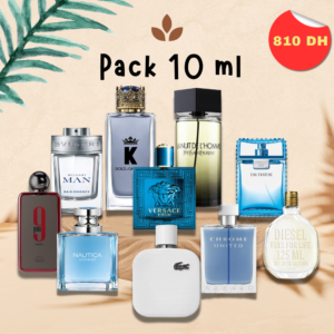Pack 10 ml - 10 parfums