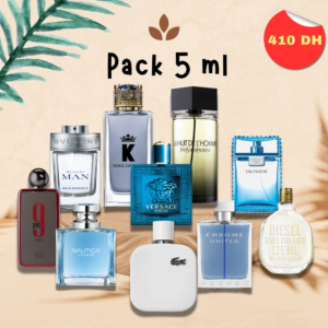 Pack 5 ml - 10 parfums