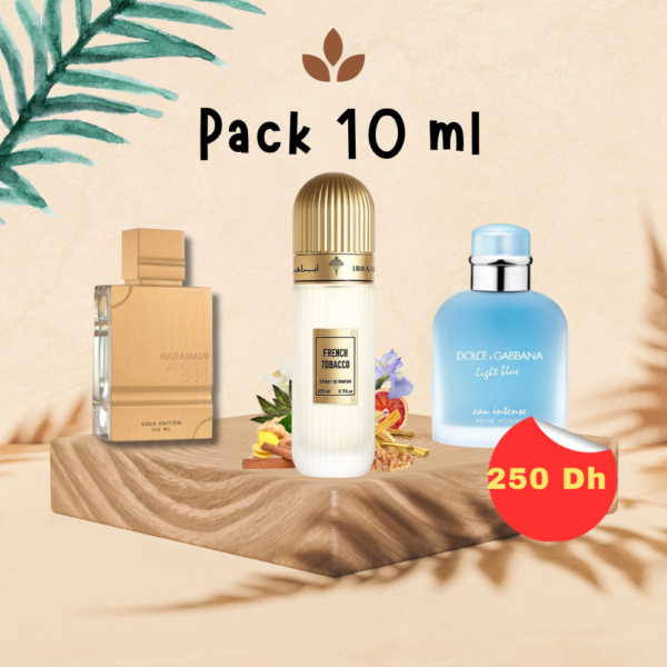 Amber Oud Gold Edition + French Tobacco + Light Blue Eau Intense