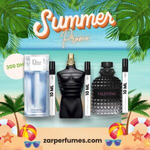 Men's Luxury Collection – Pack 3 x 10 ml pack parfum homme luxe Le Mâle Le Parfum Dior Homme Cologne Born in Roma