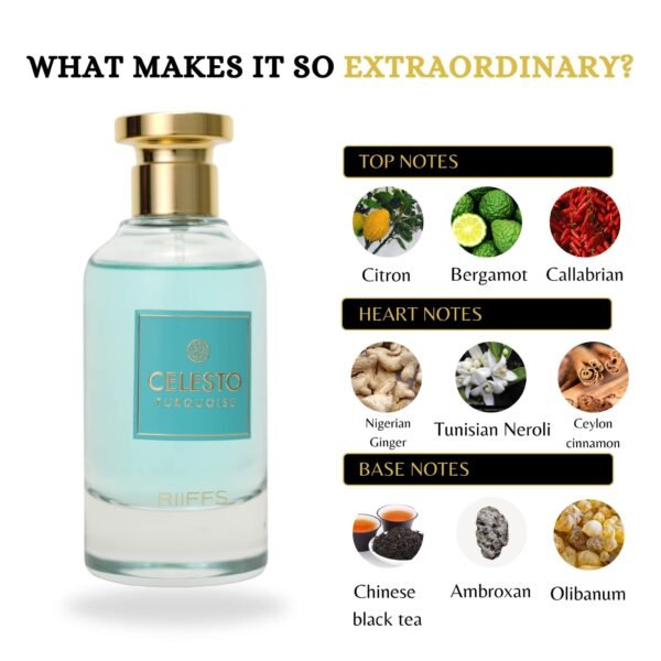 Celesto Turquoise by Riiffs – Eau de Parfum 100 ml Celesto Turquoise – Riiffs