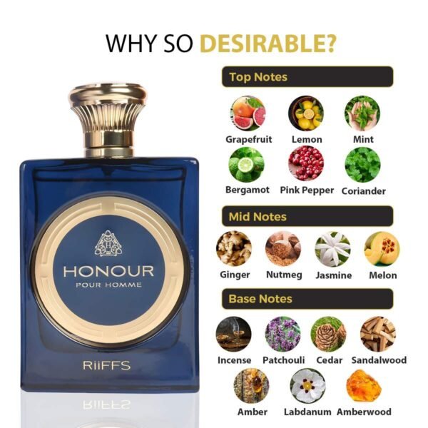 Honour Pour Homme by Riiffs – Eau de Parfum 100 ml Honour Pour Homme Riiffs