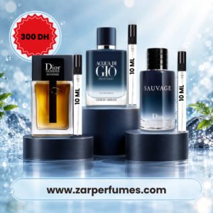 Pack Homme Iconique – 3 x 10 ml | Dior Homme Intense, Acqua di Giò Profondo & Sauvage pack parfum homme iconique 10 ml Dior Homme Intense Acqua di Giò Profondo Sauvage Dior
